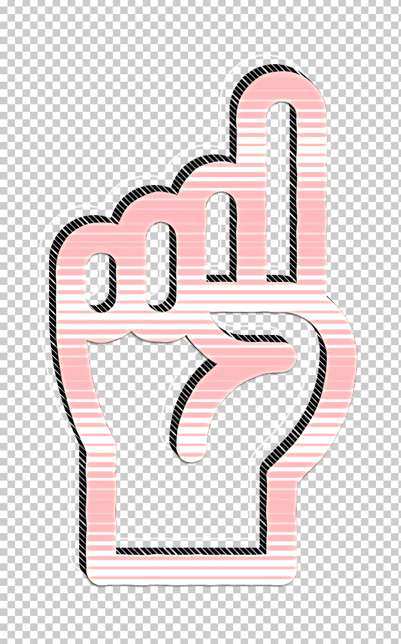 Hand Icon One Icon Hand Gestures Icon PNG, Clipart, Hand Gestures Icon, Hand Icon, Line, One Icon, Pink Free PNG Download