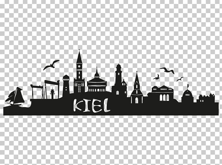 Kiel Skyline Silhouette Logo PNG, Clipart, Animals, Black And White, Brand, Idea, Kiel Free PNG Download