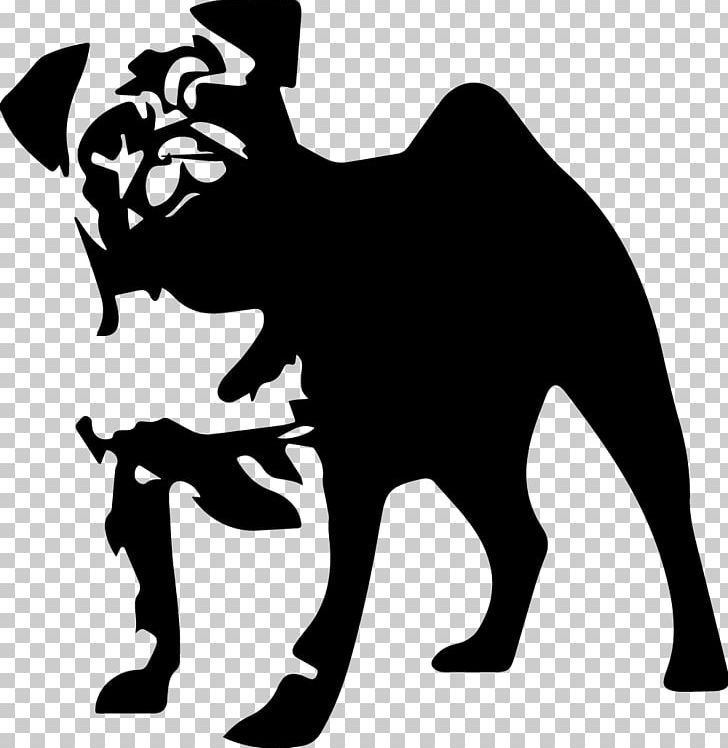 Pug Bulldog Stencil PNG, Clipart, Black, Black And White, Carnivoran, Cat Like Mammal, Cattle Like Mammal Free PNG Download