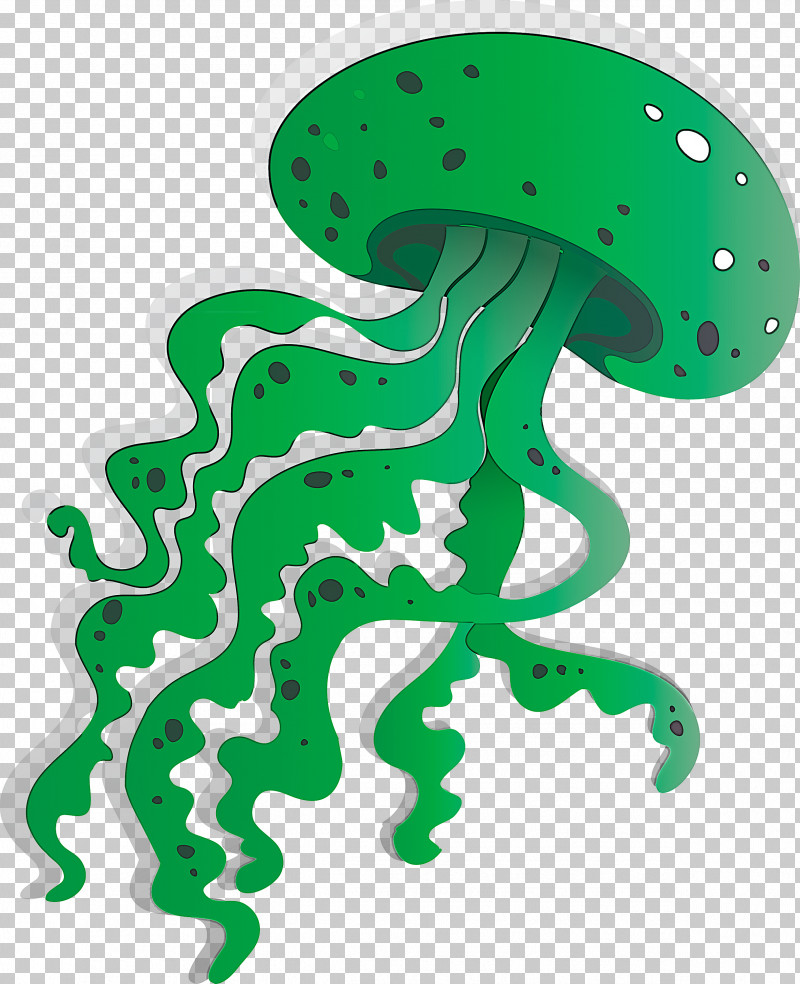 Green Octopus PNG, Clipart, Green, Octopus Free PNG Download