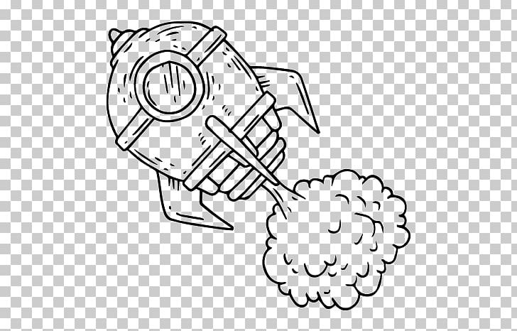 Drawing Rocket Paper Spacecraft PNG, Clipart, Angle, Auto Part, Black And White, Cartoon, Cohete Espacial Free PNG Download