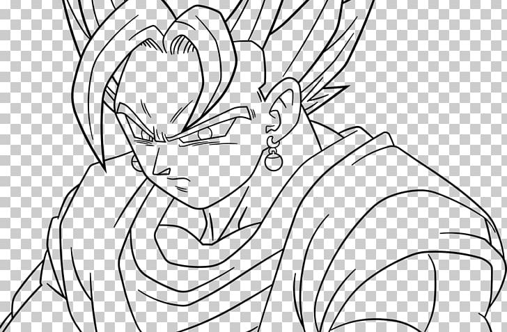 Vegeta Gogeta Goku Black And White Line Art PNG, Clipart, Arm, Art, Artwork, Black, Cartoon Free PNG Download