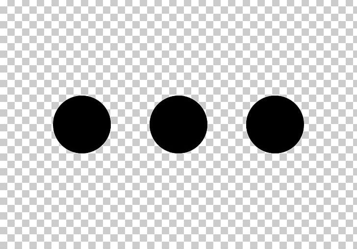 Ellipsis Punctuation Full Stop PNG, Clipart, Black, Black And White, Button, Circle, Colon Free PNG Download