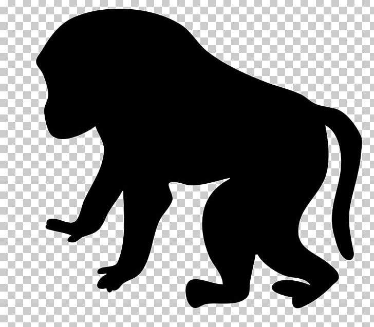 Hamadryas Baboon PNG, Clipart, Animal, Baboons, Big Cats, Black, Black And White Free PNG Download