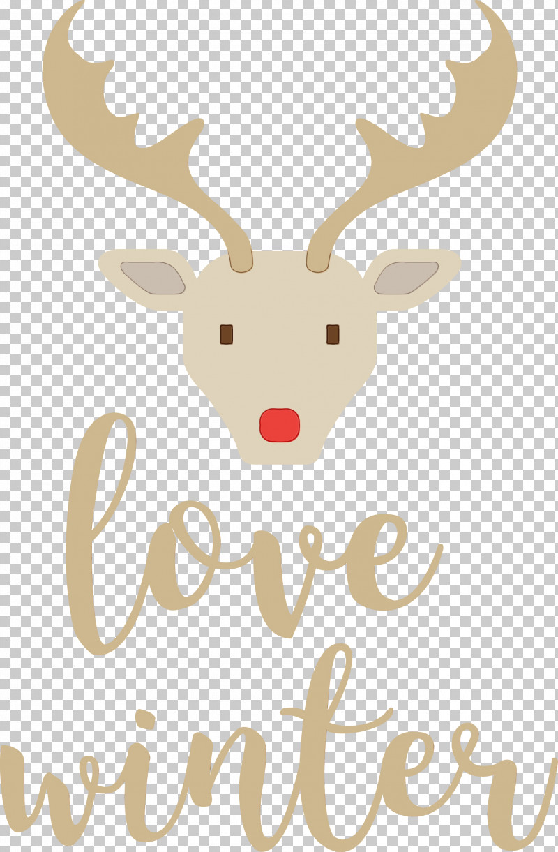 Reindeer PNG, Clipart, Antler, Biology, Cartoon, Deer, Love Winter Free PNG Download