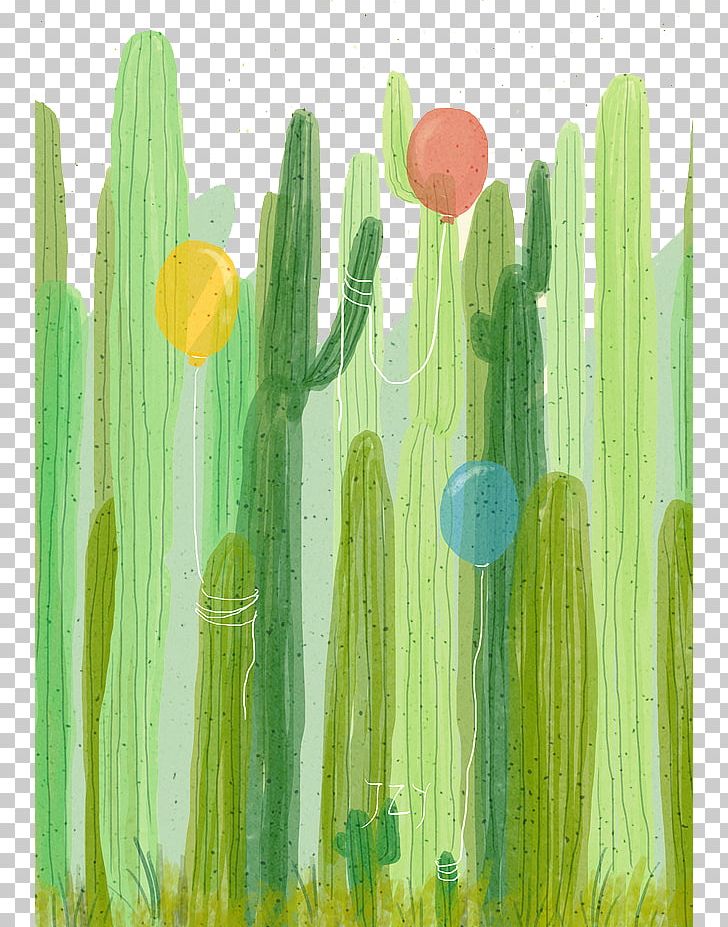Cactaceae Watercolor Painting Drawing PNG, Clipart, Acrylic Paint, Cactaceae, Cactus, Decoration, Draw Free PNG Download