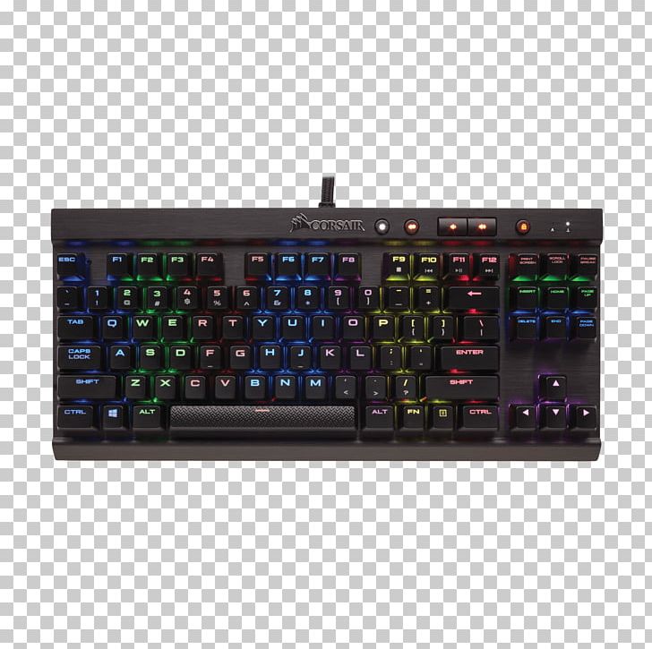 Computer Keyboard Corsair Gaming K70 Cherry MX RGB Rapidfire Speed Keyboard Corsair Ch-9110014-es K65 Rapidfire Clavier Gaming Mécanique Compact Corsair Gaming K65 PNG, Clipart, Backlight, Computer Component, Computer Keyboard, Corsair, Corsair Gaming K65 Free PNG Download