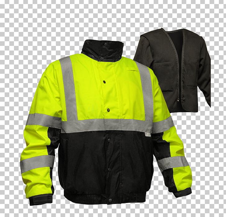 High-visibility Clothing Flight Jacket Personal Protective Equipment PNG, Clipart, Clothing, Clothing Sizes, Flight Jacket, Gilets, Green Free PNG Download