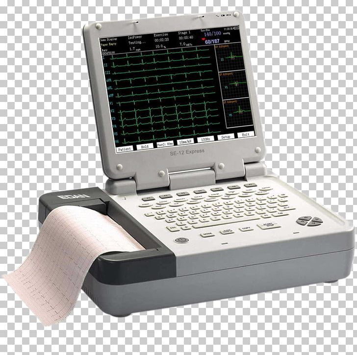 Electrocardiography Cardiac Stress Test Cardiology Edan USA Medical Diagnosis PNG, Clipart, Black White, Defibrillation, Edan Instruments Inc, Electronic Device, Electronics Free PNG Download