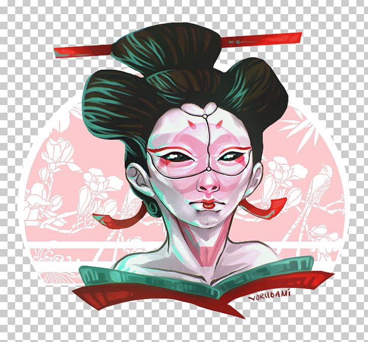 Fan Art Geisha Painting PNG, Clipart, 2017, Art, Cartoon, Cheek, Deviantart Free PNG Download