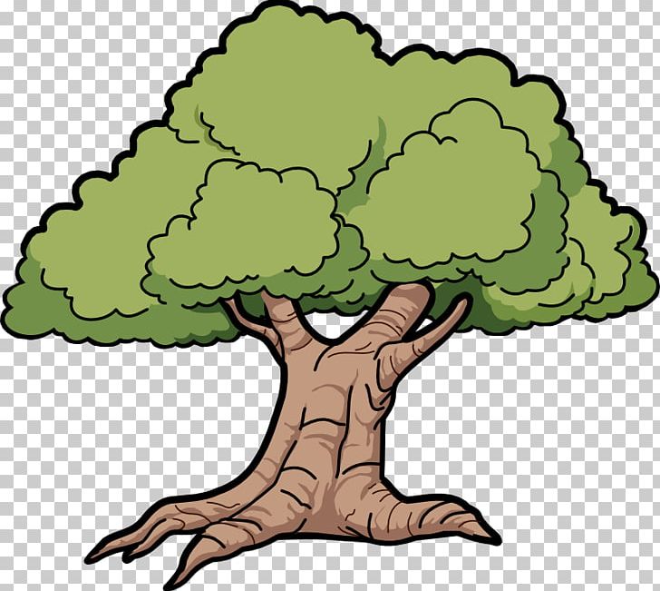 Tree Cartoon Drawing Png Clipart Cartoon Clip Art Drawing Swamp Tree Free Png Download