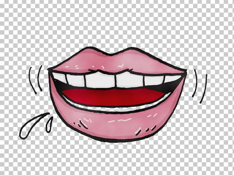 Tooth Smile Lips PNG, Clipart, Lips, Paint, Smile, Tooth, Watercolor Free PNG Download
