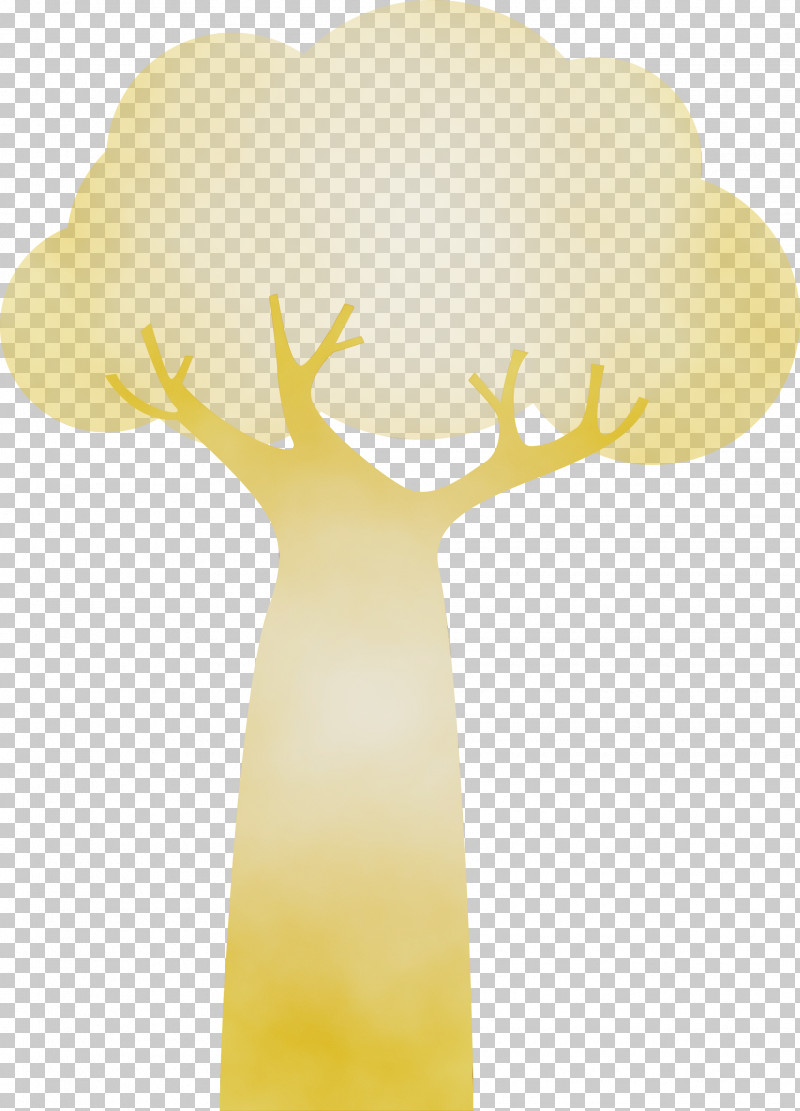 Yellow PNG, Clipart, Abstract Tree, Cartoon Tree, Paint, Watercolor, Wet Ink Free PNG Download