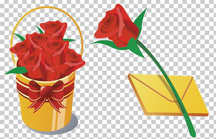 Flower Bouquet Bucket Rose PNG, Clipart, Bucket And Spade, Cleaning, Confession, Day, Evening Free PNG Download