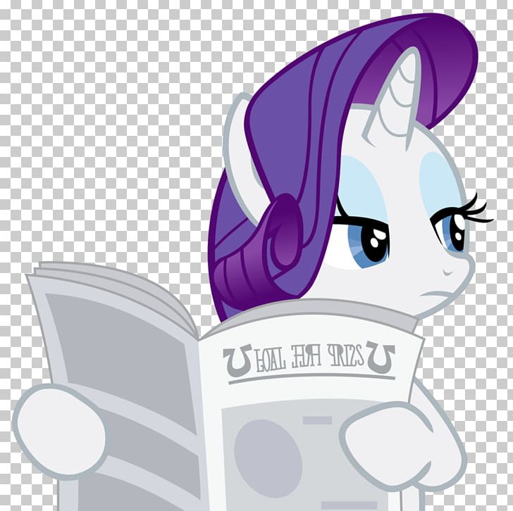 Rarity Fluttershy Pinkie Pie Applejack Newspaper PNG, Clipart, Amused, Cartoon, Fictional Character, Hand, Horse Free PNG Download