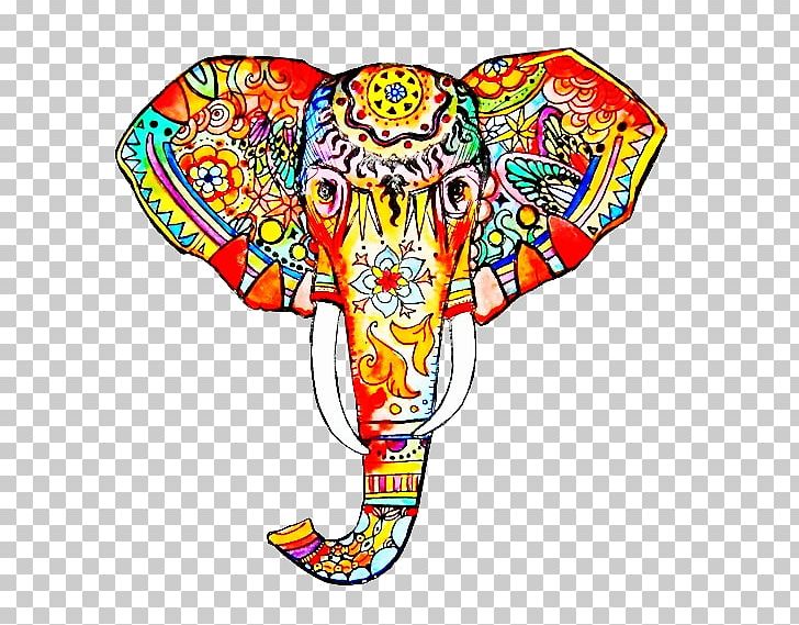 Work Of Art Elephant Drawing Painting PNG, Clipart, Animals, Art, Artist, Color, Color Elephant Free PNG Download