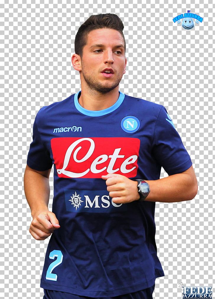 Dries Mertens S.S.C. Napoli Belgium National Football Team PSV Eindhoven Jersey PNG, Clipart, Belgium, Belgium National Football Team, Blue, Clothing, Dries Mertens Free PNG Download