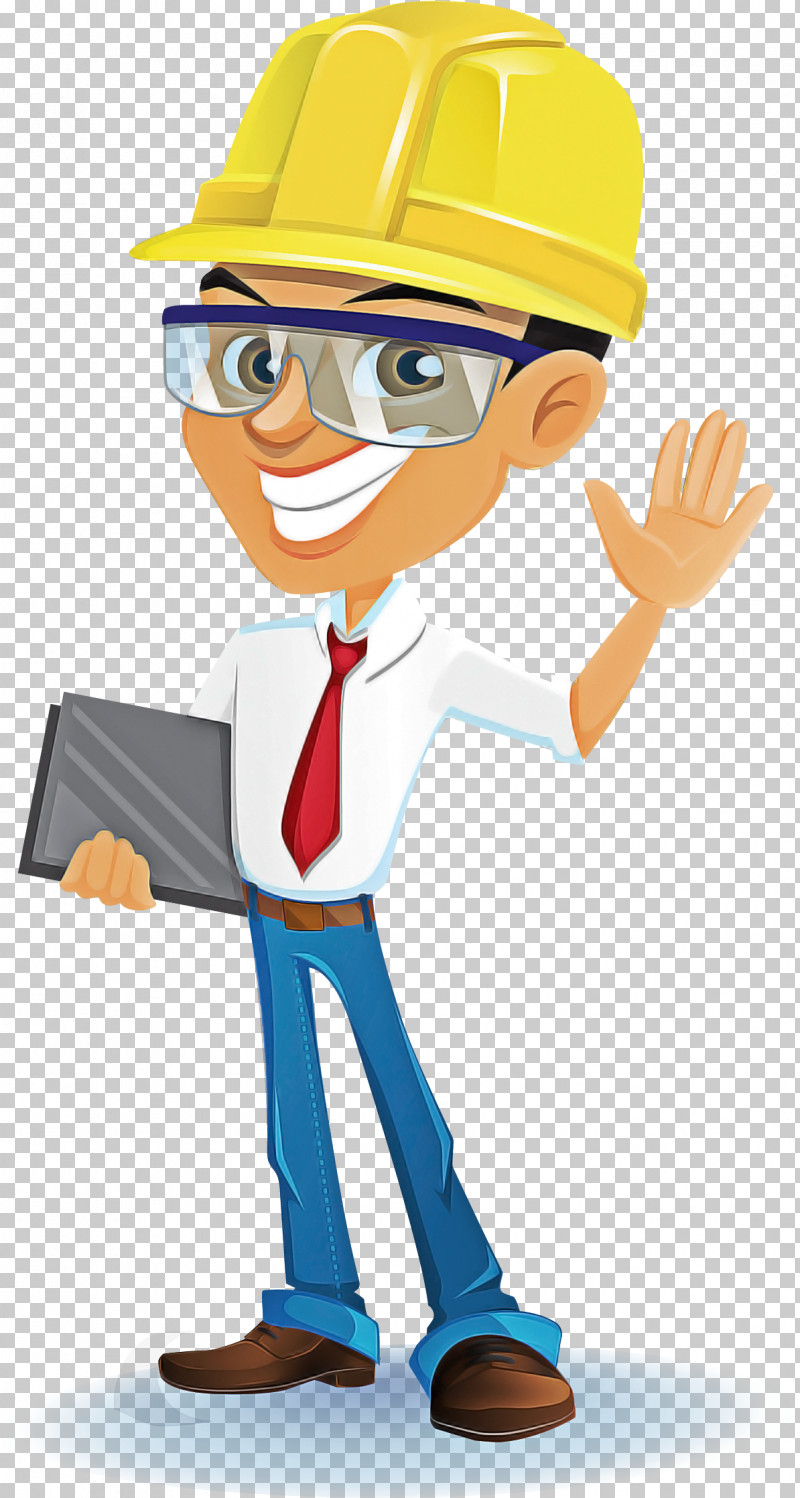 Cartoon Construction Worker Gesture Job PNG, Clipart, Cartoon ...