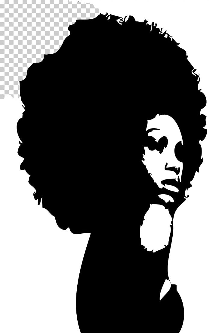 Silhouette Black African American Female PNG, Clipart, African American, Afro Lady Cliparts, Art, Black, Black And White Free PNG Download