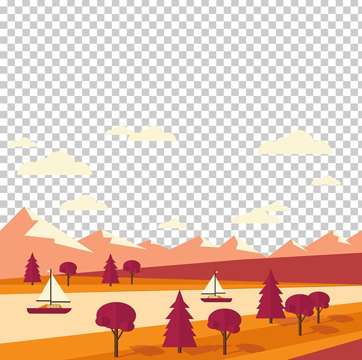 Landscape Euclidean Illustration PNG, Clipart, Art, Autumn, Camping, Cartoon, Cloud Free PNG Download