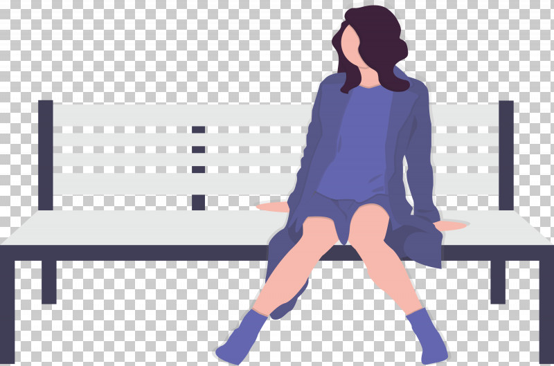 Park Bench Girl PNG, Clipart, Electric Blue, Footwear, Furniture, Girl, Human Leg Free PNG Download