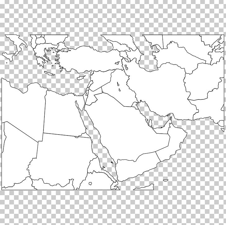 Blank Map Western Asia Japanese Manama PNG, Clipart, Angle, Area, Auto Part, Black, Black And White Free PNG Download