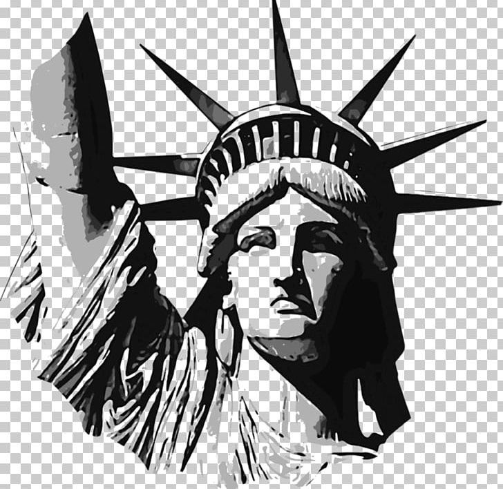 Statue Of Liberty New Jersey The New Colossus Donald Trump Drawing PNG, Clipart, Art, Black And White, Brand, Fictional Character, Graphic Design Free PNG Download