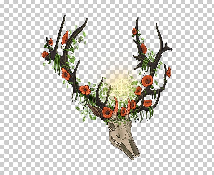 Deer The Endless Forest Antler Horn Skull PNG, Clipart, Antler, Art, Branch, Common Raven, Crows Free PNG Download