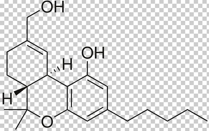 Tetrahydrocannabinol 11-Hydroxy-THC 11-Nor-9-carboxy-THC Cannabidiol Cannabinoid PNG, Clipart, 11nor9carboxythc, Angle, Area, Black, Black And White Free PNG Download