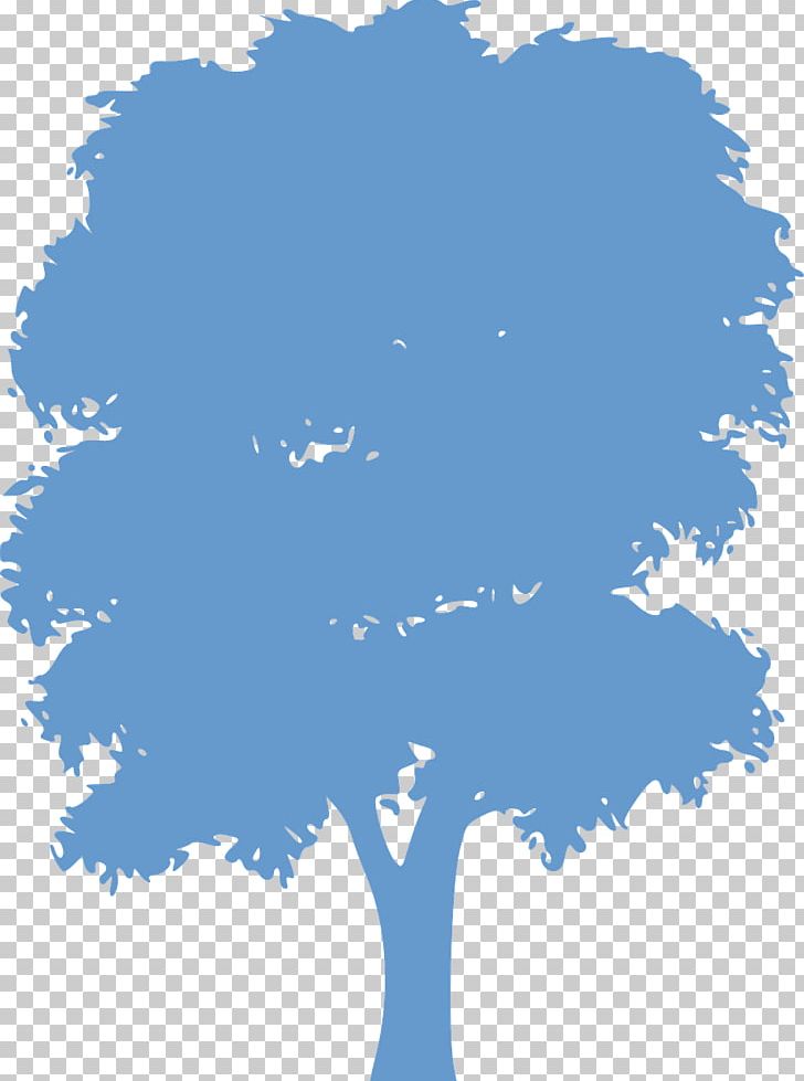 Graphics Tree Silhouette Portable Network Graphics PNG, Clipart, Area, Blue, Branch, Cloud, Crown Free PNG Download