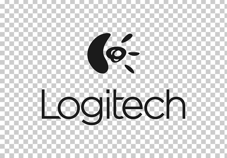 Logo Logitech Computer Icons Portable Network Graphics Hewlett-Packard PNG, Clipart, Area, Black And White, Brand, Brands, Circle Free PNG Download