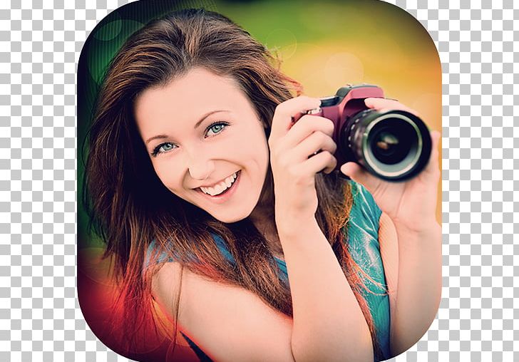 Camera Photography Female PNG, Clipart, Brown Hair, Camera, Camera Lens, Drawing, Female Free PNG Download
