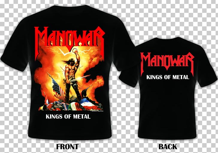 T-shirt Kings Of Metal Manowar Heavy Metal Guns N' Roses PNG, Clipart,  Free PNG Download