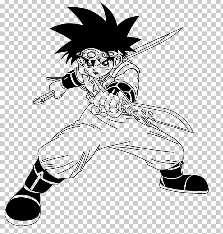 Dragon Quest V Dai Dragon Quest III Hyunckel PNG, Clipart, Anime, Artwork, Black, Black And White, Dai Free PNG Download