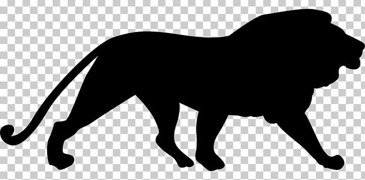 White Lion Silhouette Roar PNG, Clipart, Animals, Big Cat, Big Cats, Black, Black And White Free PNG Download