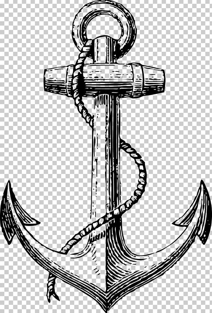 Anchor Drawing PNG, Clipart, Anchors, Anchor Vector, Art, Black And White, Free Content Free PNG Download