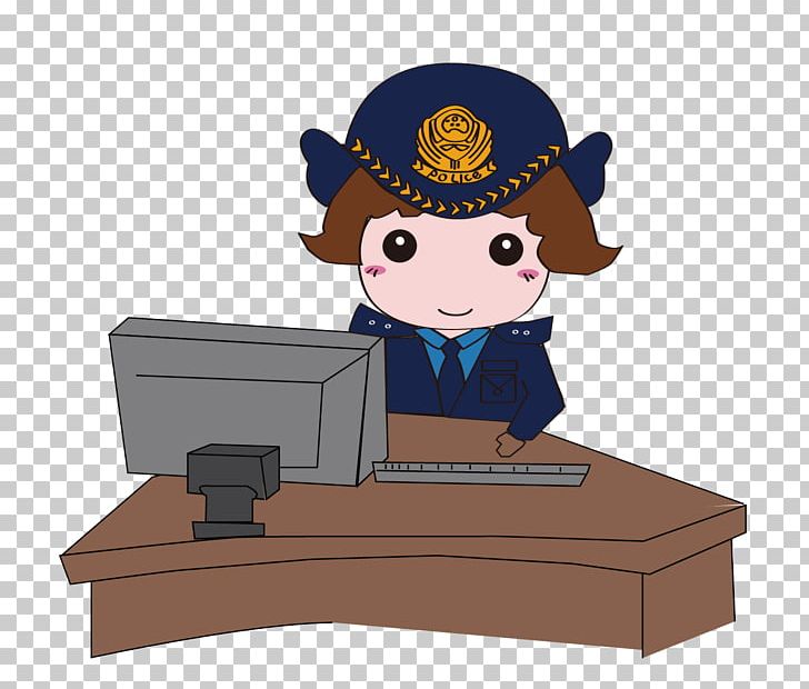 Cartoon Police Officer Chinese Public Security Bureau Illustration PNG, Clipart, Animation, Cartoon, Clip Art, Cloud Computing, Computer Free PNG Download