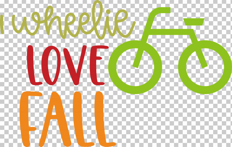 Love Fall Love Autumn I Wheelie Love Fall PNG, Clipart, Green, Happiness, Line, Logo, Meter Free PNG Download