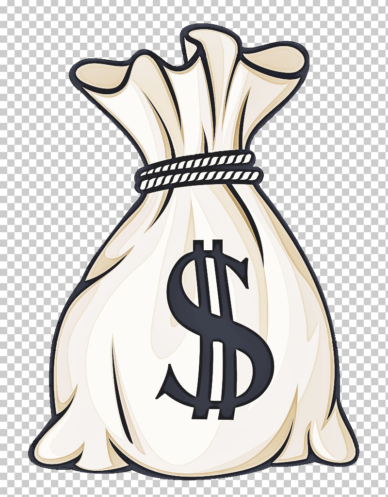 Money Bag PNG, Clipart, Bag, Blackandwhite, Dress, Line Art, Money Bag Free PNG Download