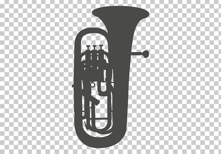 Mellophone Brass Instruments Silhouette Musical Instruments Woodwind Instrument PNG, Clipart, Baritone Horn, Black And White, Brass Instrument, Brass Instruments, Euphonium Free PNG Download
