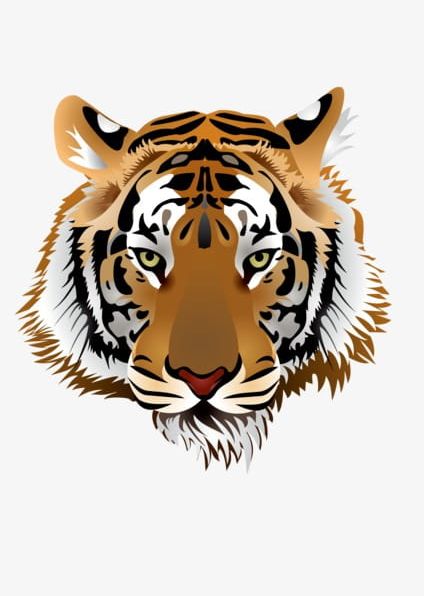 Hand-painted Tiger Head PNG, Clipart, Animal, Hand, Hand Painted, Hand Painted Clipart, Hand Painted Clipart Free PNG Download