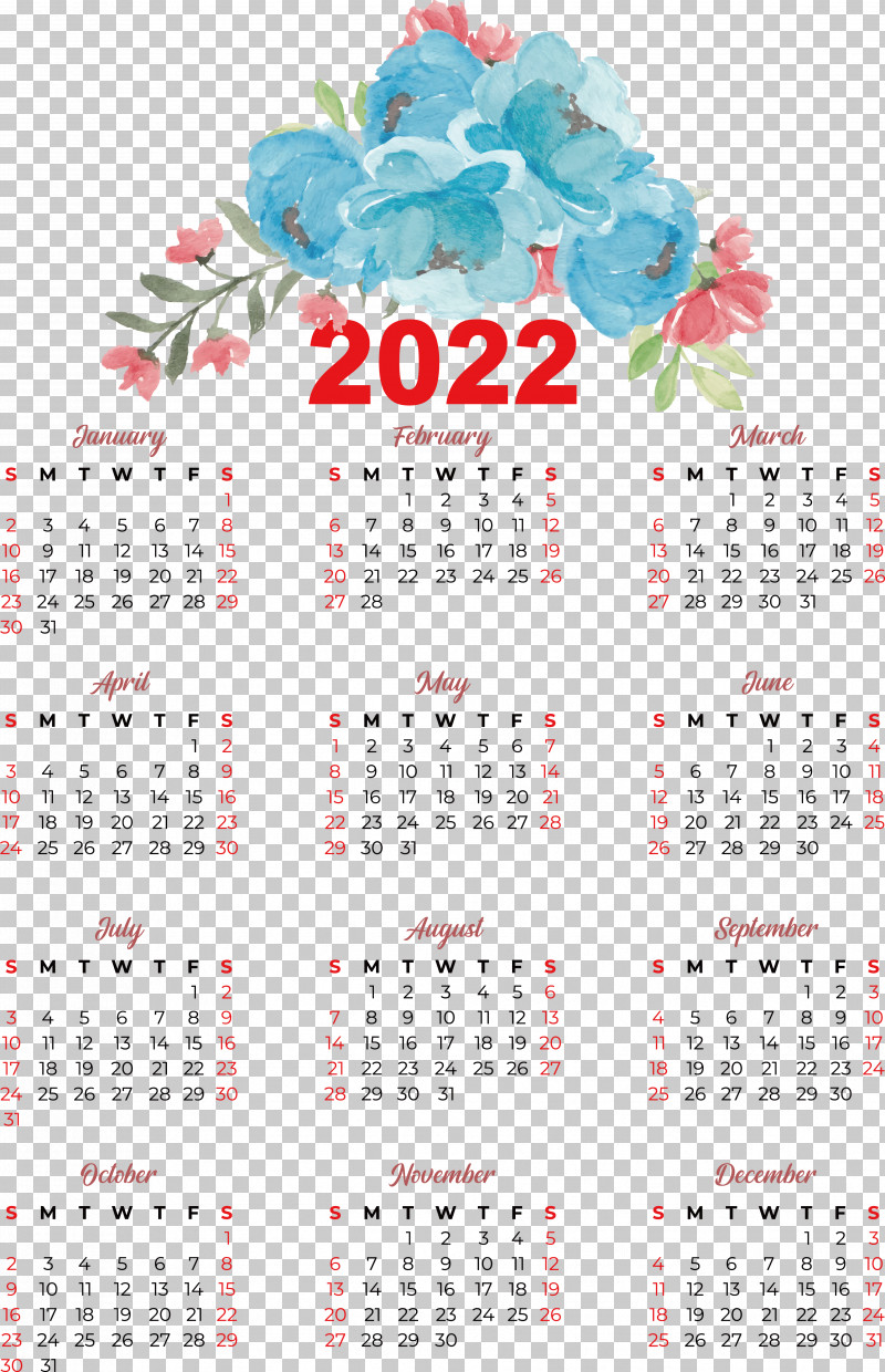 2022 Calendar Calendar Year January Month PNG, Clipart, Calendar, Calendar Year, December, Drawing, January Free PNG Download