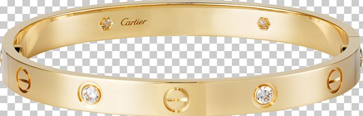 Love Bracelet Cartier Gold Diamond PNG, Clipart, Bangle, Body Jewelry, Bracelet, Brilliant, Carat Free PNG Download