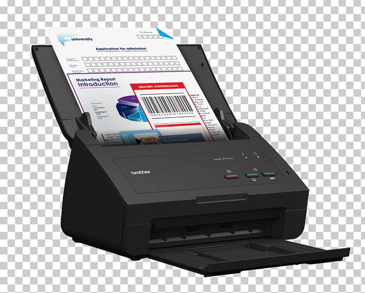 Scanner Brother ADS-2100e ADF 600 X 600DPI A4 Black Accessories Paper Document PNG, Clipart, Automatic Document Feeder, Brother Industries, Computer, Document, Electronic Device Free PNG Download