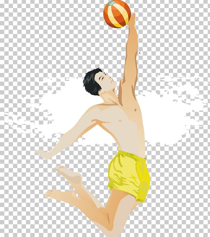 Beach Volleyball Sport Illustration PNG, Clipart, Adobe Illustrator, Arm, Art, Ball, Beach Free PNG Download