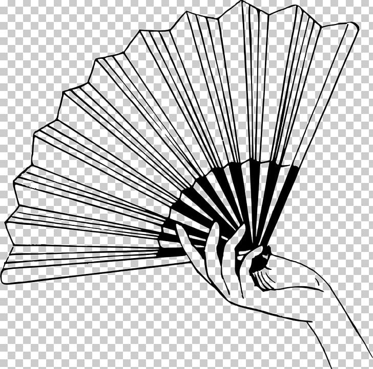 Hand Fan Drawing PNG, Clipart, Angle, Artwork, Black And White, Ceiling Fans, Clip Art Free PNG Download