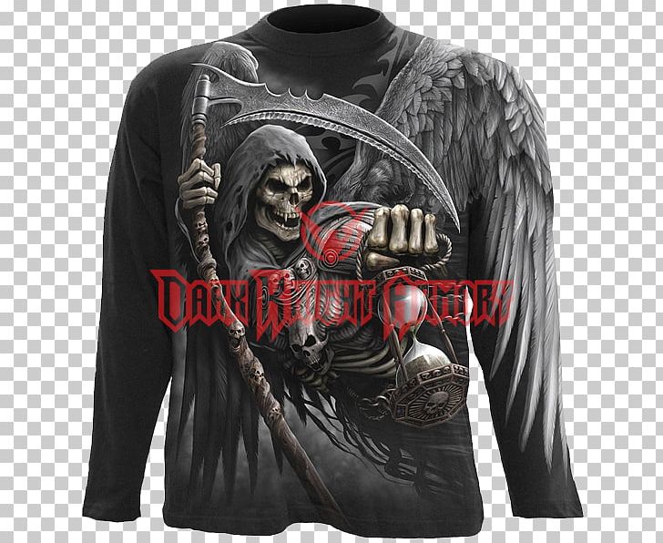 Death T-shirt Hoodie Printing Human Skull Symbolism PNG, Clipart, Angel Of Death, Brand, Death, Desktop Wallpaper, Gothic Fashion Free PNG Download