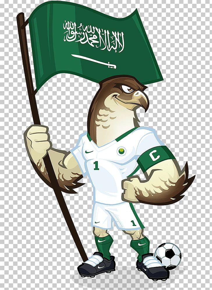 Saudi Arabia National Football Team Saudi Arabian Football Federation Al-Ittihad Club PNG, Clipart, Ball, Cartoon, Falcon, Fictional Character, Football Free PNG Download