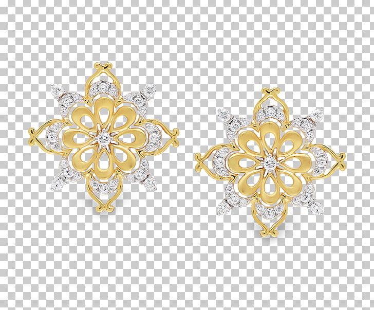 Earring Jewellery Gold Silver Cufflink PNG, Clipart, Body Jewelry, Colored Gold, Cufflink, Diamond, Dimensional Flower Free PNG Download