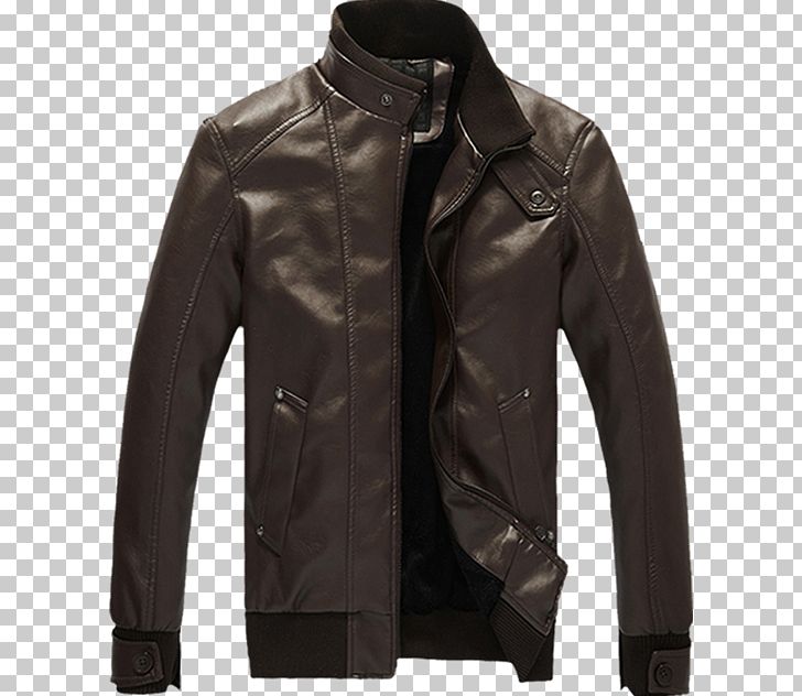Leather Jacket Clothing Coat PNG, Clipart, Apparel, Blazer, Brown, Business, Clothing Free PNG Download